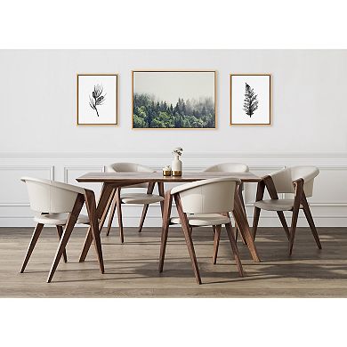 Sylvie Lush Green Forest Framed Canvas Art Set by Various Artists