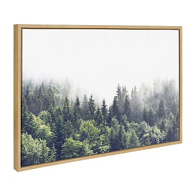 Sylvie Lush Green Forest Framed Canvas Art Set by Various Artists
