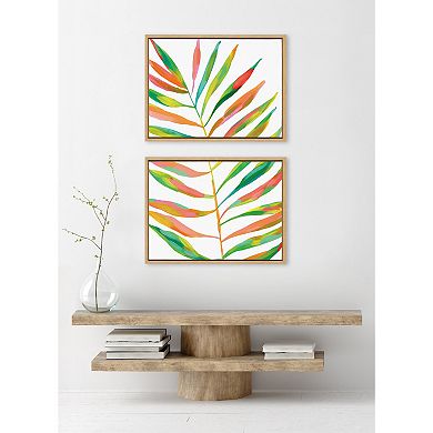 Sylvie Palma No. 2 1 and 2 Framed Canvas Art Set by Jessi Raulet of Ettavee