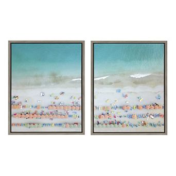 Sylvie Monterosso 6 Framed Canvas Set by Rachel Bolgov