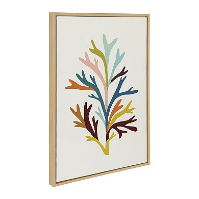 Sylvie Sea Plant and Ocean Treasures Framed Canvas Set by Alicia Schultz