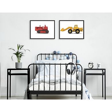 Sylvie Vintage Toy Framed Canvas Art Set by Saint and Sailor Studios