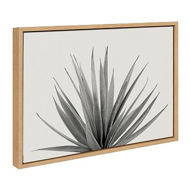 Sylvie Agave Succulent Framed Canvas Art Set by The Creative Bunch Studio