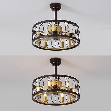 Celeste 6-Light Industrial Ceiling Fan