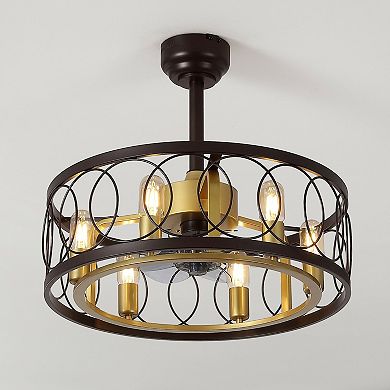 Celeste 6-Light Industrial Ceiling Fan