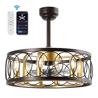 Celeste 6-Light Industrial Ceiling Fan