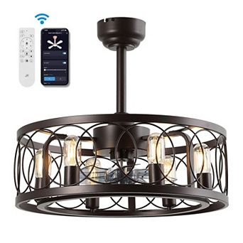 Celeste 6-Light Industrial Ceiling Fan