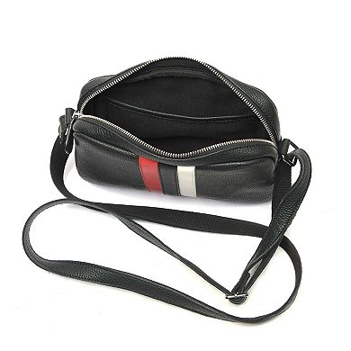 Luxura Stripe Crossbody Bag