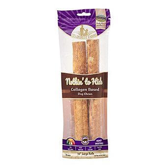 Fieldcrest Farms Nothin' to Hide 10" Bagels Bacon Flavor Premium Dog Chew - 6.38 oz(Pack of 2)