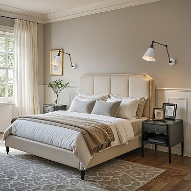 Rover Classic Industrial Metal Adjustable Arm LED Wall Sconce