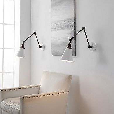 Rover Classic Industrial Metal Adjustable Arm LED Wall Sconce