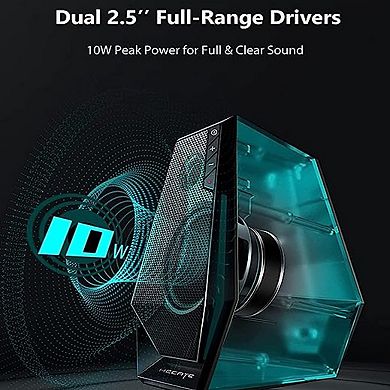 Edifier G1500 Computer Speakers, Bluetooth Gaming Speakers with RGB