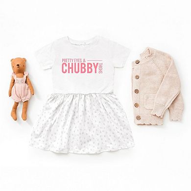 The Juniper Shop Pretty Eyes and Chubby Thighs Infant Dress