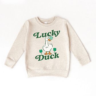 Lucky Duck Toddler Graphic Sweatshirt