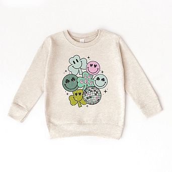 Lucky Smiley Disco Toddler Graphic Sweatshirt