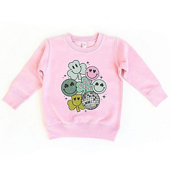 Lucky Smiley Disco Toddler Graphic Sweatshirt