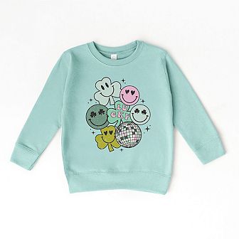 Lucky Smiley Disco Toddler Graphic Sweatshirt