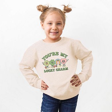 You're My Lucky Charm Clovers Toddler Graphic Sweatshirt