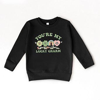 You're My Lucky Charm Clovers Toddler Graphic Sweatshirt