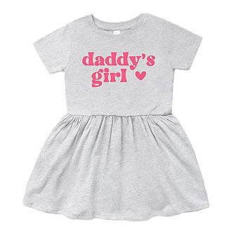 Daddy's Girl Heart Infant Girl Dress