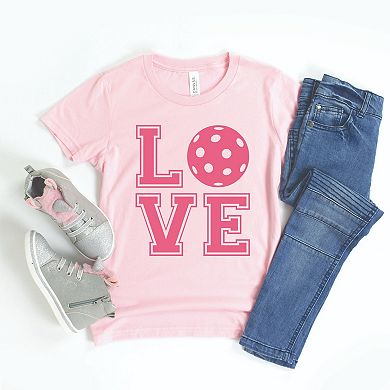 The Juniper Shop Pickleball Love Youth Short Sleeve Tee