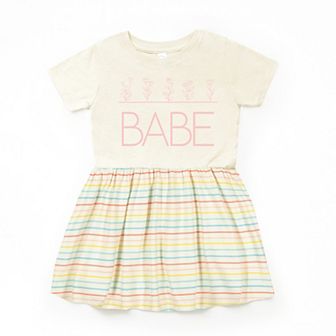 The Juniper Shop Babe Flowers Infant Dress