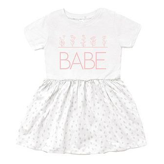 The Juniper Shop Babe Flowers Infant Dress