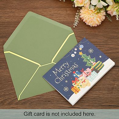 Envelopes with Gold Border Christmas Envelopes for Cards V Flap Envelopes