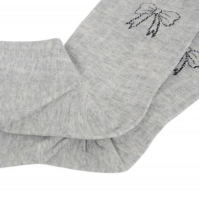Women's 3-Pack Bow Embroidery Crew Socks with Scalloped Trim and Soft Knit Fabric