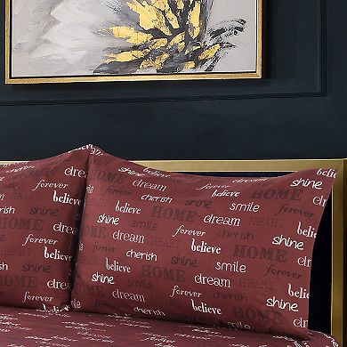 Harper Lane Inspire Red 2-pc. Pillowcase Set