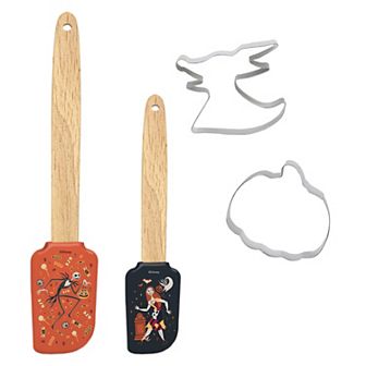 Disney's Nightmare Before Christmas 4 pc Baking Set with Spatulas and Cookie Cutters