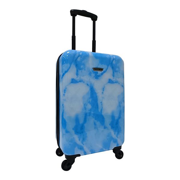 Prodigy Resort 20-Inch Carry-On Hardside Spinner Luggage - Blue Marble
