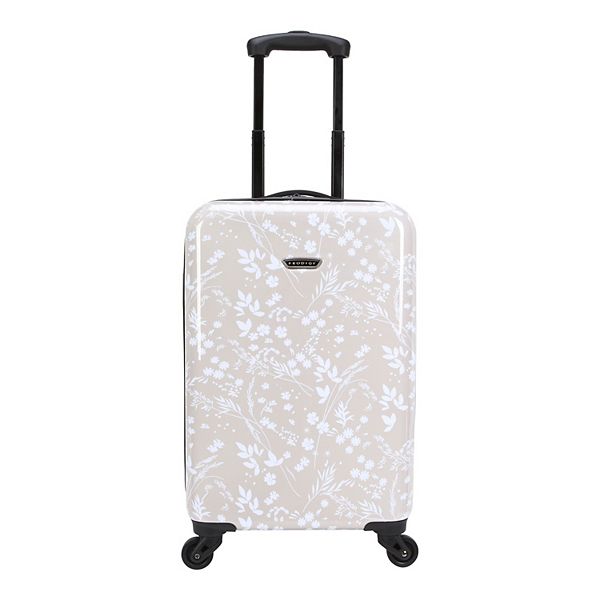 Prodigy Resort 20-Inch Carry-On Hardside Spinner Luggage - Sand Flower