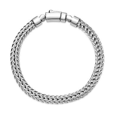 Men's LYNX Stainless Steel Foxtail Chain Bracelet