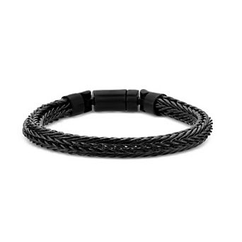 Men's LYNX Stainless Steel Foxtail Chain Bracelet
