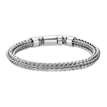 Men's LYNX Stainless Steel Foxtail Chain Bracelet