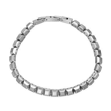 Men's LYNX Stainless Steel Matte Finish Bracelet