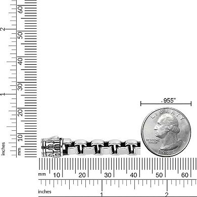 Men's LYNX Stainless Steel Antique Finish Bracelet