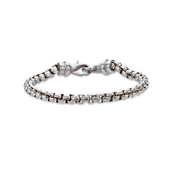 Men's LYNX Stainless Steel Box Chain Bracelet