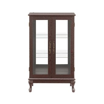 25.98 in Display Cabinet with 2 Glass Doors