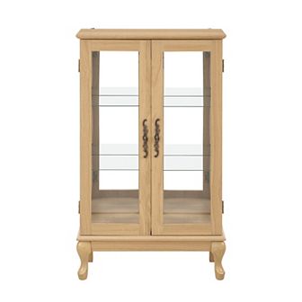 25.98 in Display Cabinet with 2 Glass Doors