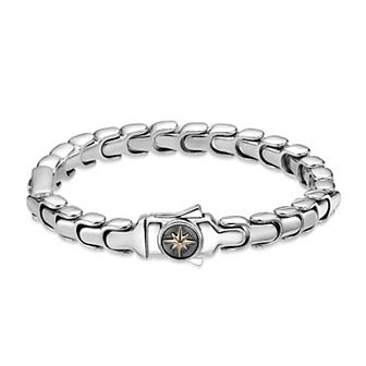Men's LYNX Stainless Steel 8 mm Link Chain Bracelet