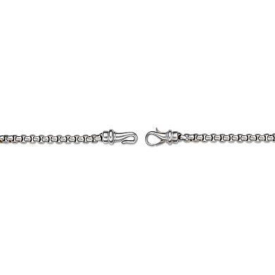 Men's LYNX Stainless Steel Box Chain Necklace
