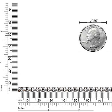 Men's LYNX Stainless Steel Box Chain Necklace