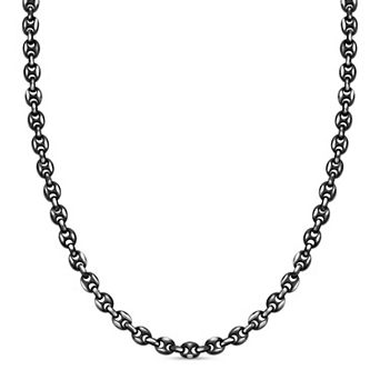 Men's LYNX Stainless Steel Mariner Chain Necklace