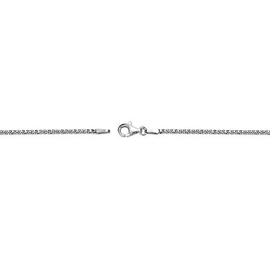 Men's LYNX Satin Finished Stainless Steel Curb Chain Pendant Necklace