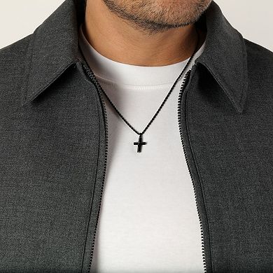 Men's LYNX Stainless Steel Rope Chain Pendant Necklace