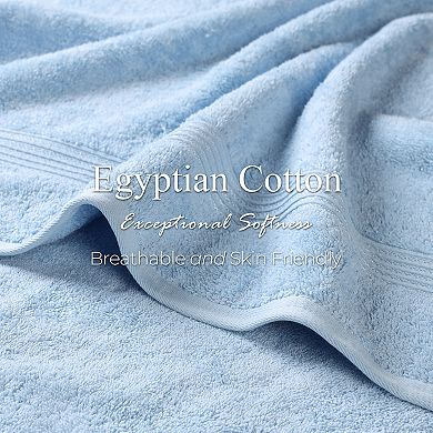 SUPERIOR Heritage 2-Piece Egyptian Cotton Solid Bath Towel Set