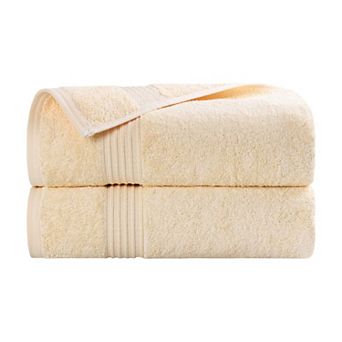 SUPERIOR Heritage 2 pc Egyptian Cotton Solid Bath Towel Set
