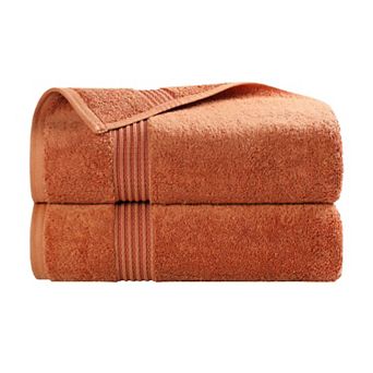 SUPERIOR Heritage 2 pc Egyptian Cotton Solid Bath Towel Set